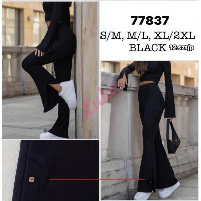 Women's black pants 77837