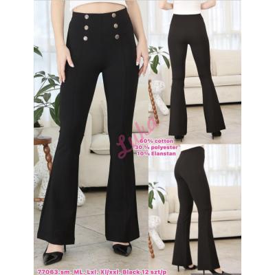 Women's black pants 77063