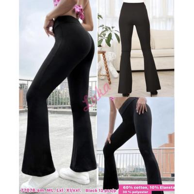 Women's black pants 77076