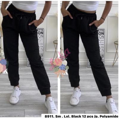 Women's black leggings 8911