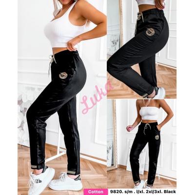 Women's black pants 9820