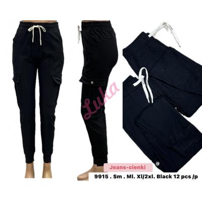 Women's black pants 9915