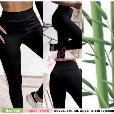 Women's black leggings 89235