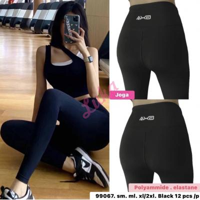 Women's black leggings 99067