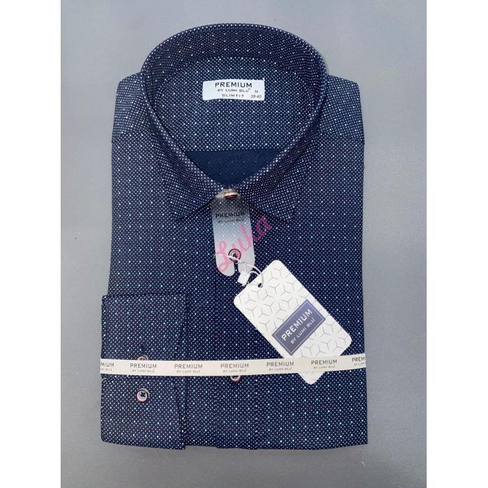 Mens turkish Shirt Lumi Blu LB-13