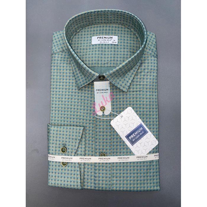 Mens turkish Shirt Lumi Blu LB-14