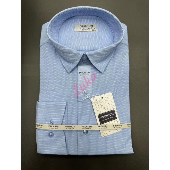 Mens turkish Shirt Lumi Blu LB-