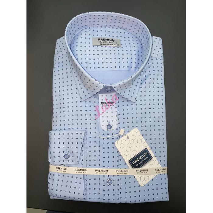 Mens turkish Shirt Lumi Blu LB-