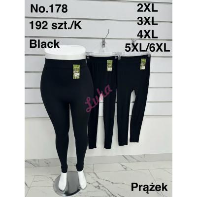 Women's big black leggings FYV 178