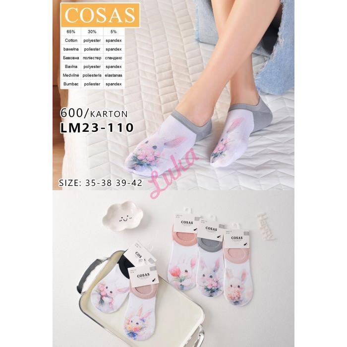 Women's low cut socks Cosas LM23-112