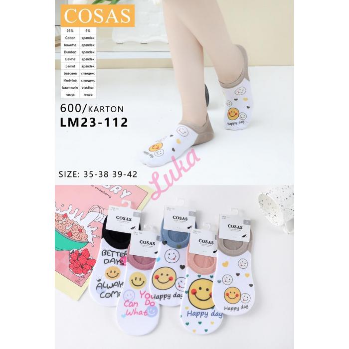 Women's low cut socks Cosas LM23-125