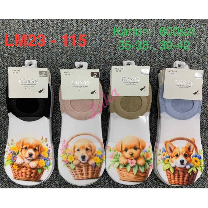 Women's low cut socks Cosas LM23-117