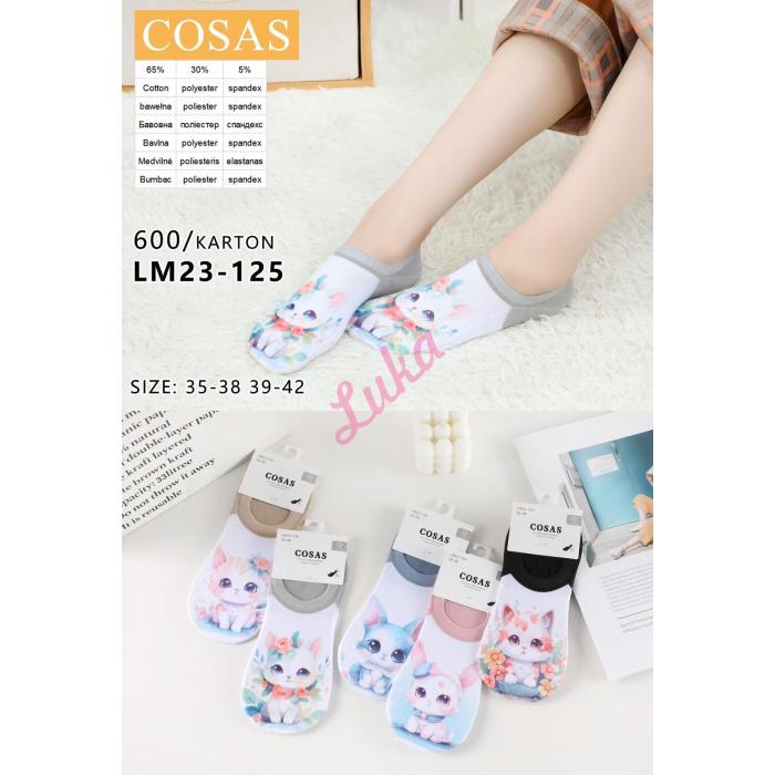 Women's low cut socks Cosas LM23-192