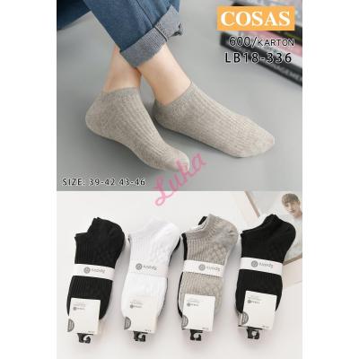 Men's low cut socks Cosas LB18-336