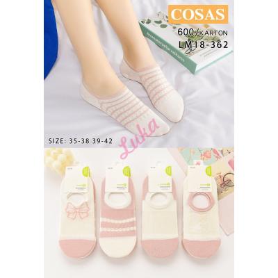 Women's low cut socks Cosas LM18-361