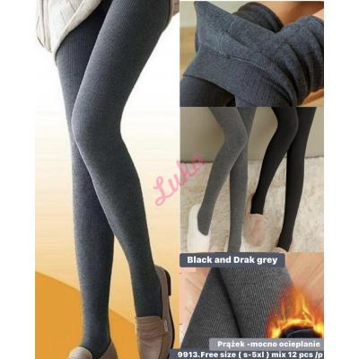 Women's warm black Tights