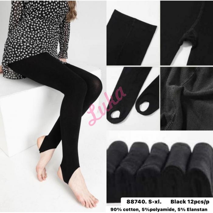 Women's black leggings 89696