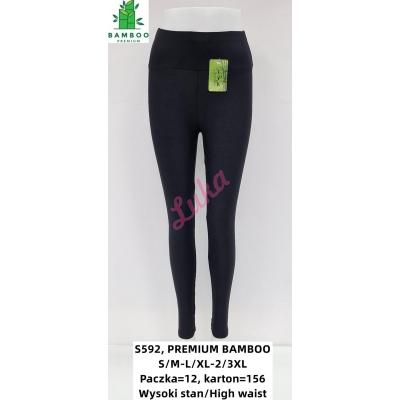 Legginsy damskie bambusowe Tyk s592