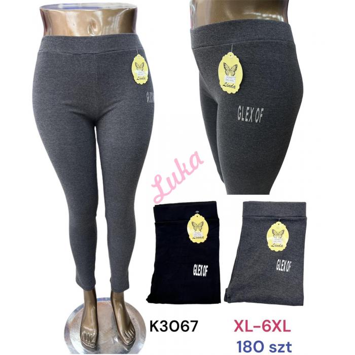 Legginsy damskie Linda K3035 Duży rozmiar