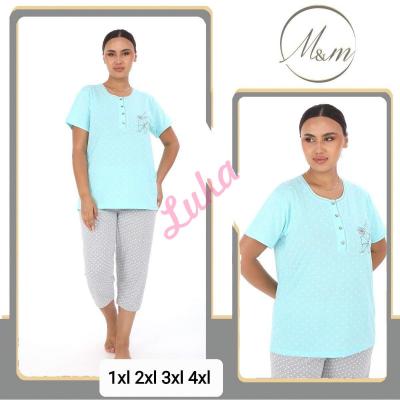 Women's turkish big pajamas M&M 0167