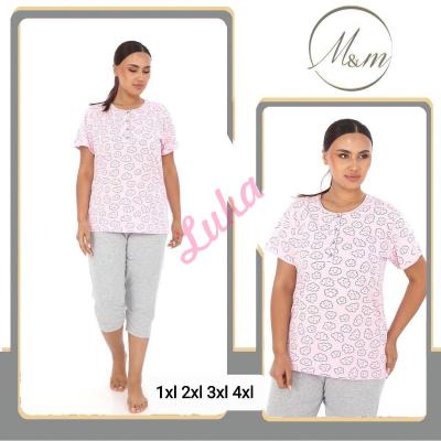 Women's turkish big pajamas M&M 0168
