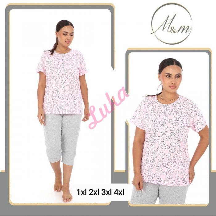 Women's turkish big pajamas M&M