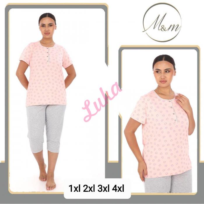 Women's turkish big pajamas M&M