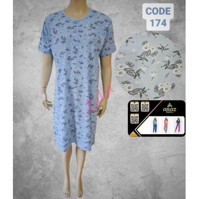 Women's turkish nightgown Araz 173
