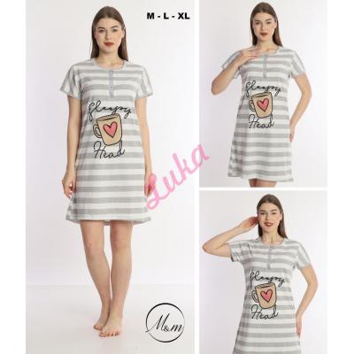 Women's turkish Nightgown M&M 0177