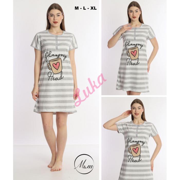 Women's turkish Nightgown M&M 0176