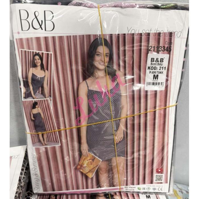 Women's turkish Nightgown B&B bb-