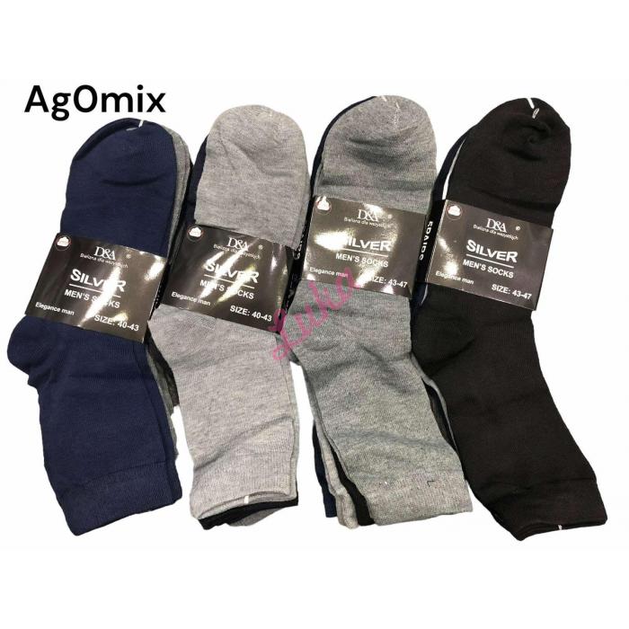 Men's Socks D&A Silver AG-0 mix