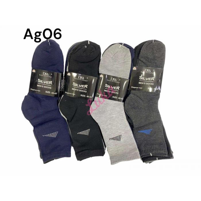 Men's Socks D&A Silver AG-06