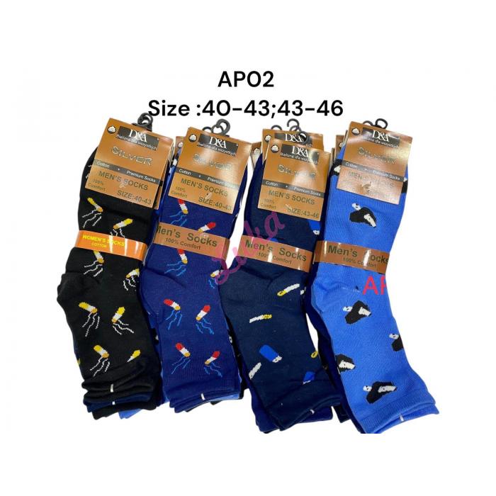 Men's Socks D&A Silver AP-02