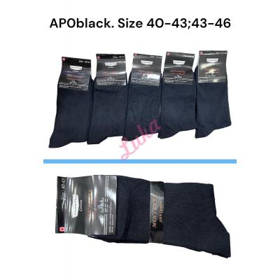 Men's Socks D&A Silver AP-0 black
