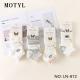 Women's low cut socks Motyl LN-874