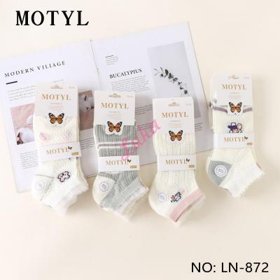 Women's low cut socks Motyl LN-874