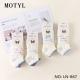 Women's low cut socks Motyl LN-870