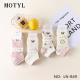 Women's low cut socks Motyl LN-851
