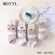 Women's low cut socks Motyl LN-838