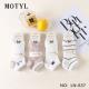Women's low cut socks Motyl LN-835