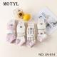 Women's low cut socks Motyl LN-813