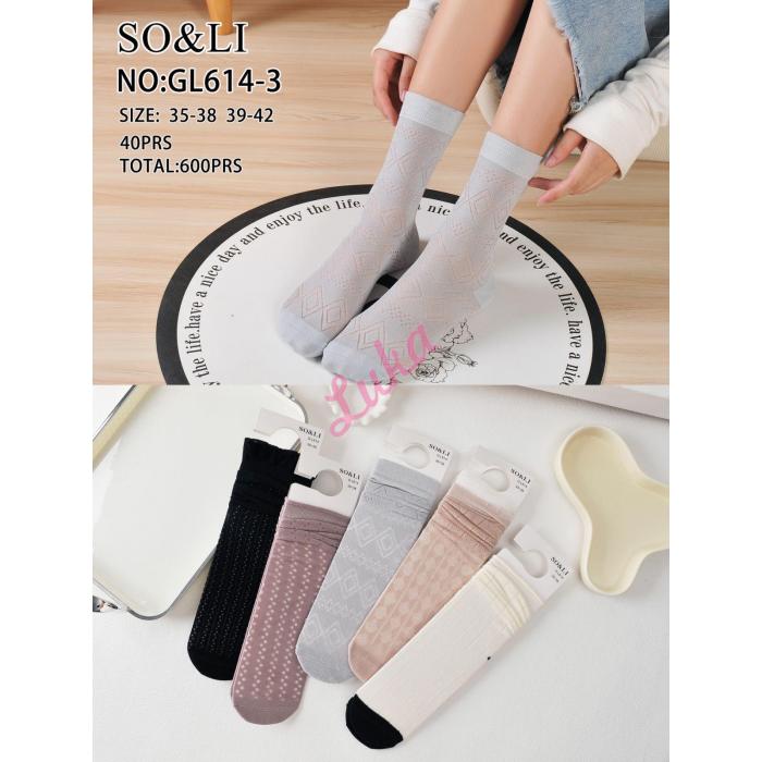 Women's Socks So&Li GL614-4