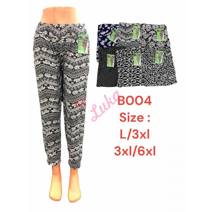 Spodnie damskie bambusowe D&A B004