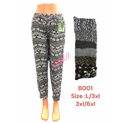 Spodnie damskie bambusowe D&A B001