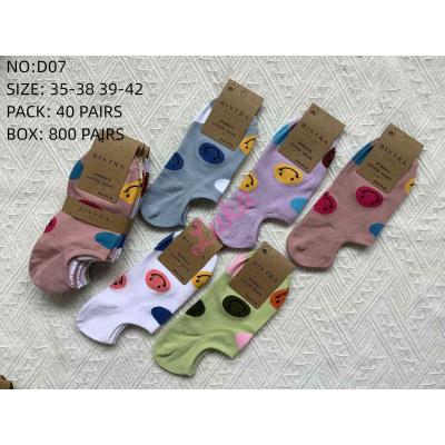 Women's Low Cut Socks Bixtra D07