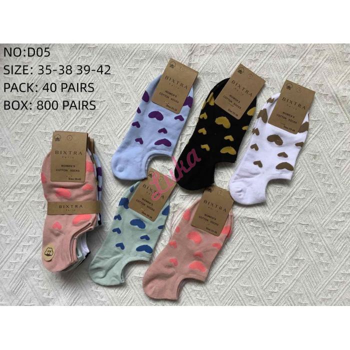 Women's Low Cut Socks Bixtra D05