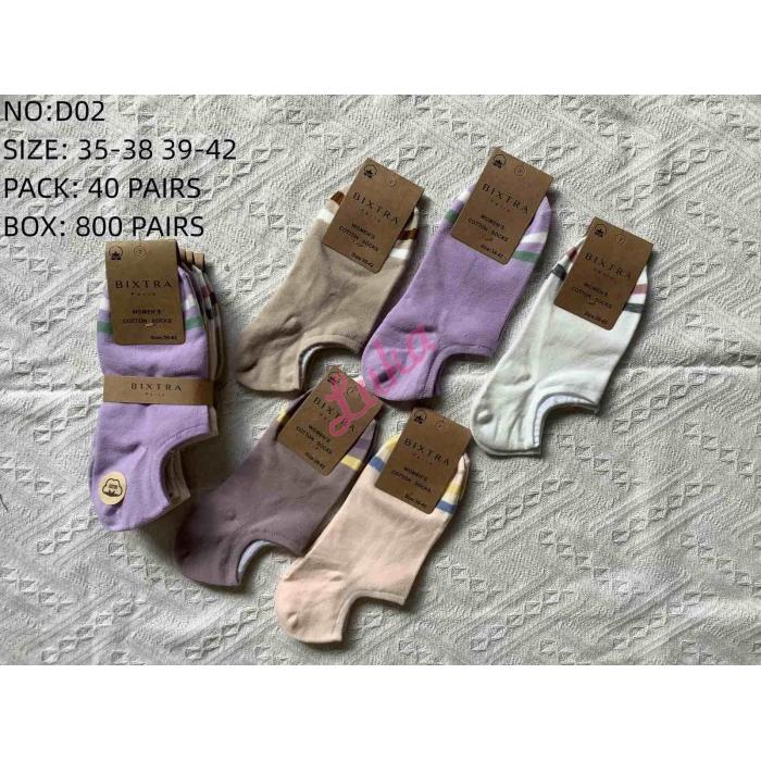 Women's Low Cut Socks Bixtra D002