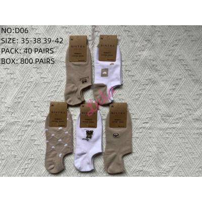 Women's Low Cut Socks Bixtra D06