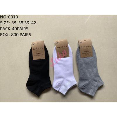 Women's Low Cut Socks Bixtra C010